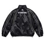 Satin Piping Black Pullover