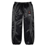 Satin Track Black Pant