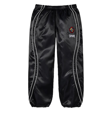 Satin Track Black Pant