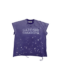 Satoshi Nakamoto Luke Sleeveless Purple Tee