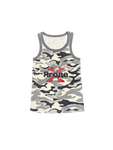 Waffle Snow Tank Gold + Vintage Gallery "Raspberry Hills"