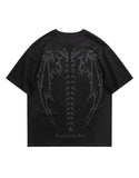 Skeleton Vintage Black Tee