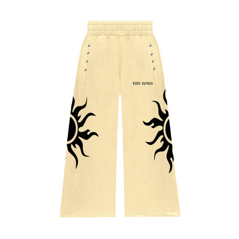 Cream Sun Sweatpants