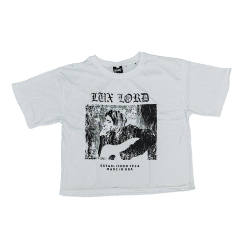 White Vintage Tee