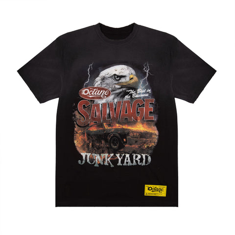 Salvage Junk Yard Black Tee