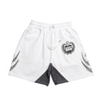 Heavyweight Hockey Shorts White/Grey