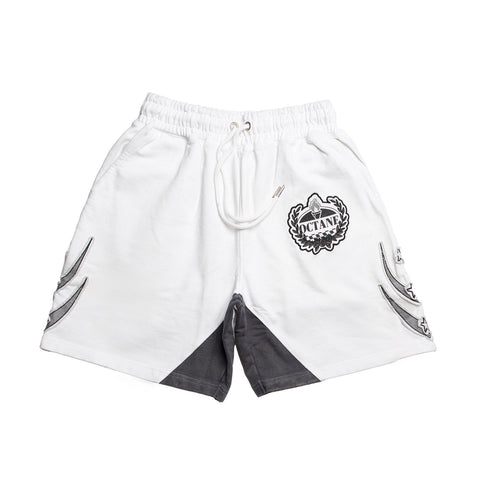 Heavyweight Hockey Shorts White/Grey