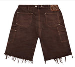 Hellstar Brown Denim Shorts