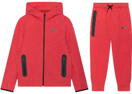 Sportwear Tech Fleece Full-Zip Hoodie & Jogger Set University Red