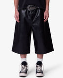 Ultra Baggy Leather Shorts