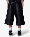 Ultra Baggy Leather Shorts