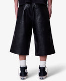 Ultra Baggy Leather Shorts