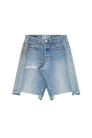 Monroe Triple-Wide Denim Short