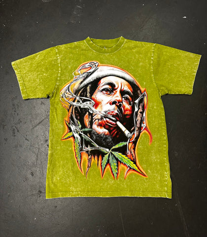 Bob Marley 'Wisdom' Green Tee
