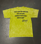 Bob Marley 'Wisdom' Green Tee