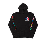 Multicolor 'Cross Cemetery' Chrome Hearts Black Hoodie