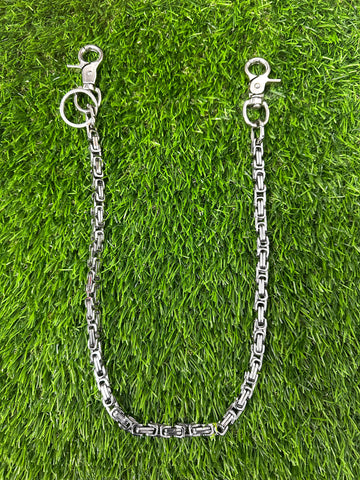 Stainless Steel Block Chain Link Wallet Chain