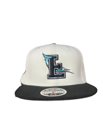 Franchise Brand 'Upside Down Marlin Logo' Creme Snapback