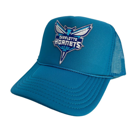 Charlotte Hornets 5-Panel High Crown Trucker Hat