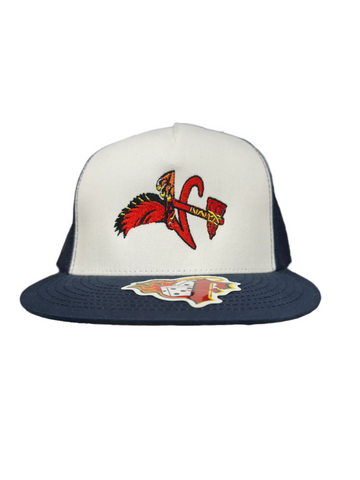 Franchise Brand 'Upside Down Braves Logo' Trucker Hat