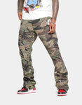 MNML Bootcut Contrast Cargo Pants Camo