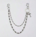 Chrome Hearts Inspired Double Link w/ Cross Wallet Chain