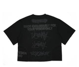 Visionary Statement Boxy Tee (Black)