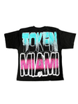 Token Flamingo Pink/Teal Black Tee