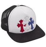 Chrome Hearts Triple Cross Trucker Hat