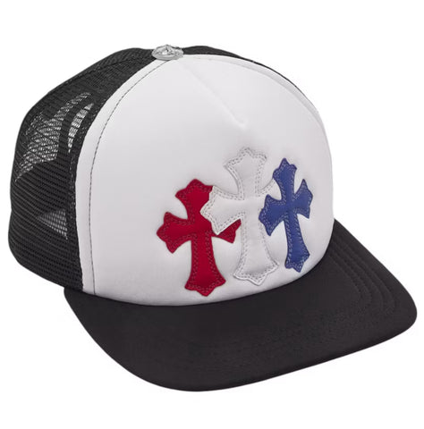 Chrome Hearts Triple Cross Trucker Hat