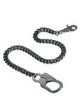 Dark Grey Heavy Metal Hook Wallet Chain