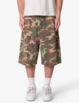Baggy Camo Twill Shorts