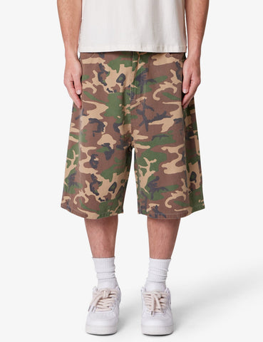 Baggy Camo Twill Shorts