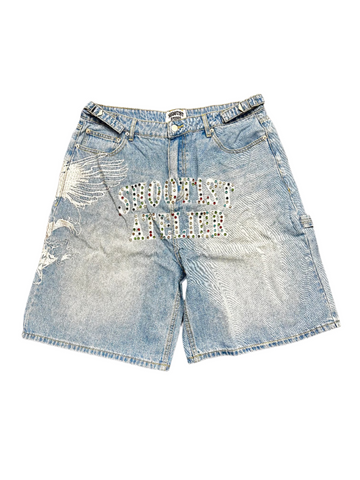 Opaline Rhinestone Jorts