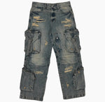 First Row Utility Cargo Denim