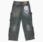 First Row Utility Cargo Denim