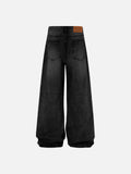 AELFRIC EDEN RHINESTONE BAGGY JEANS 'BLACK'