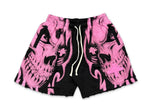 Vertabrae Skull Shorts 'Pink'