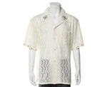 Lace Pattern Short Sleeve Shirt