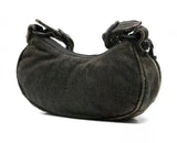 Balenciaga Le Cagole XS Shoulder Bag (Washed Denim Swarovski)