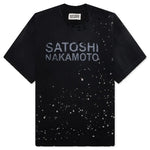 Satoshi Nakamoto Luke Black Tee