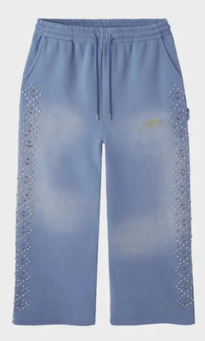 HMDD Crystal Sweatpants Blue