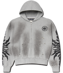 LOSTSHDWS "COMPLEXCON" Dirty Zip-Up Hoodie