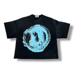 Troubled Humans Find Me Tee Black/Blue