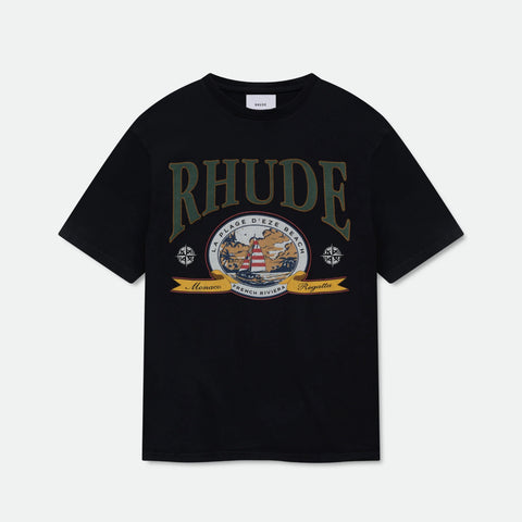Rhude Monaco Regetta Tee 'Black'
