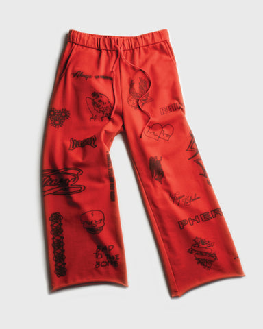 Skin Deep Red Sweatpants