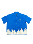 Glo Wraith Blue Button Up