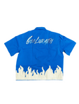 Glo Wraith Blue Button Up