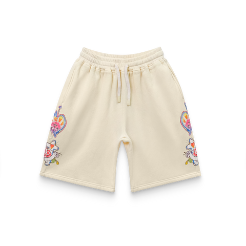 Cream Risen King Shorts