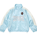 Satin Piping Light Blue Pullover